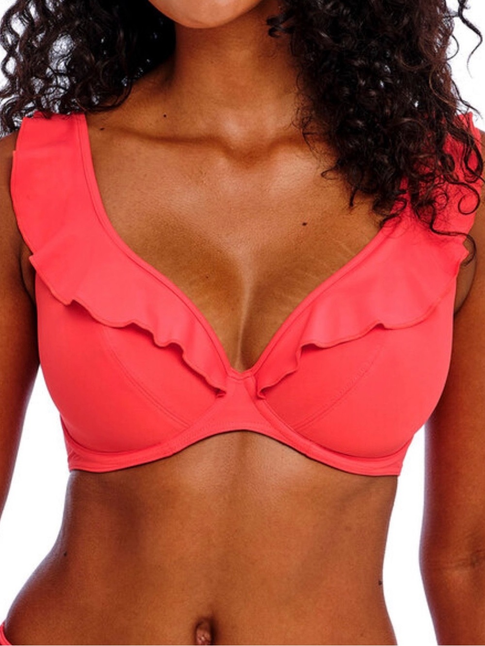 Freya orange Ruffle Underwire Bikini Set - Picture 3 of 6